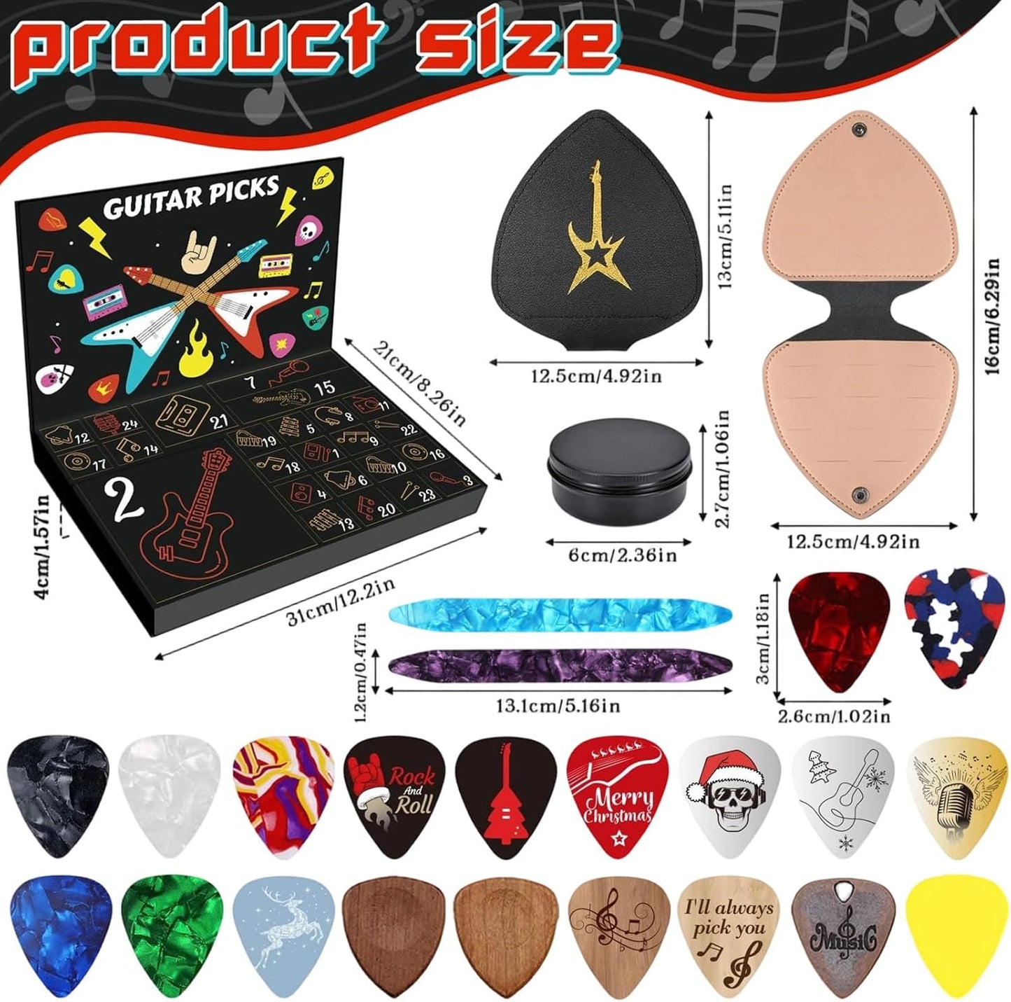 Guitar Picks Advent Calendar